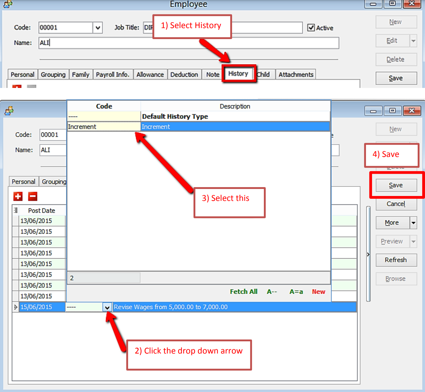 des-increment-letter-setup
