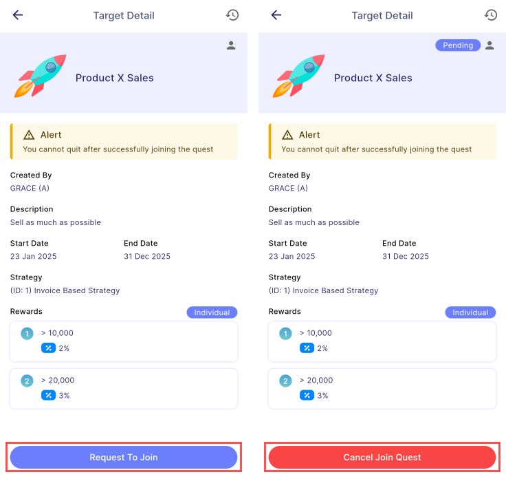 Require Join Permission Quest